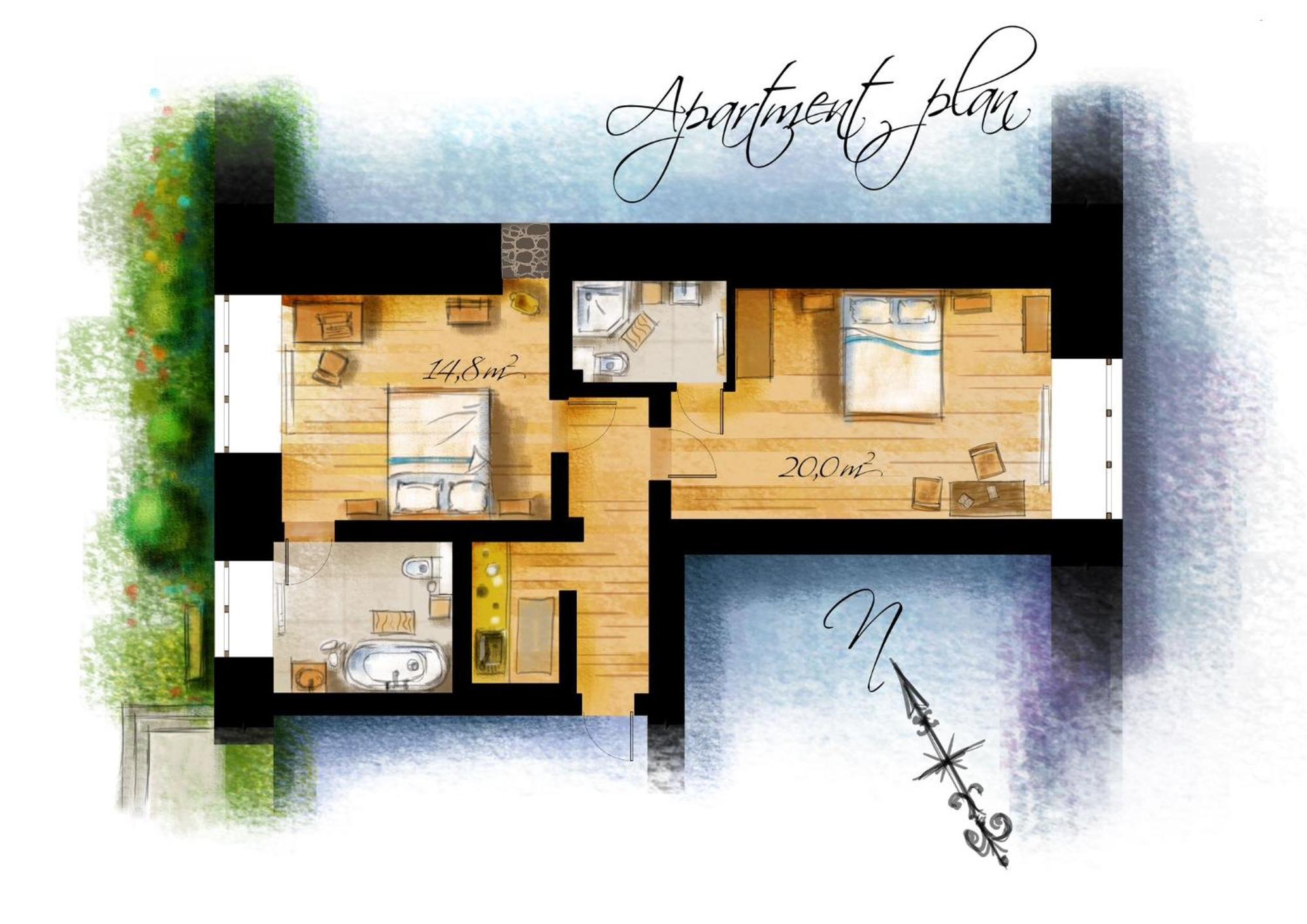 Maciejowiec Castle Hill Apartment I Luaran gambar